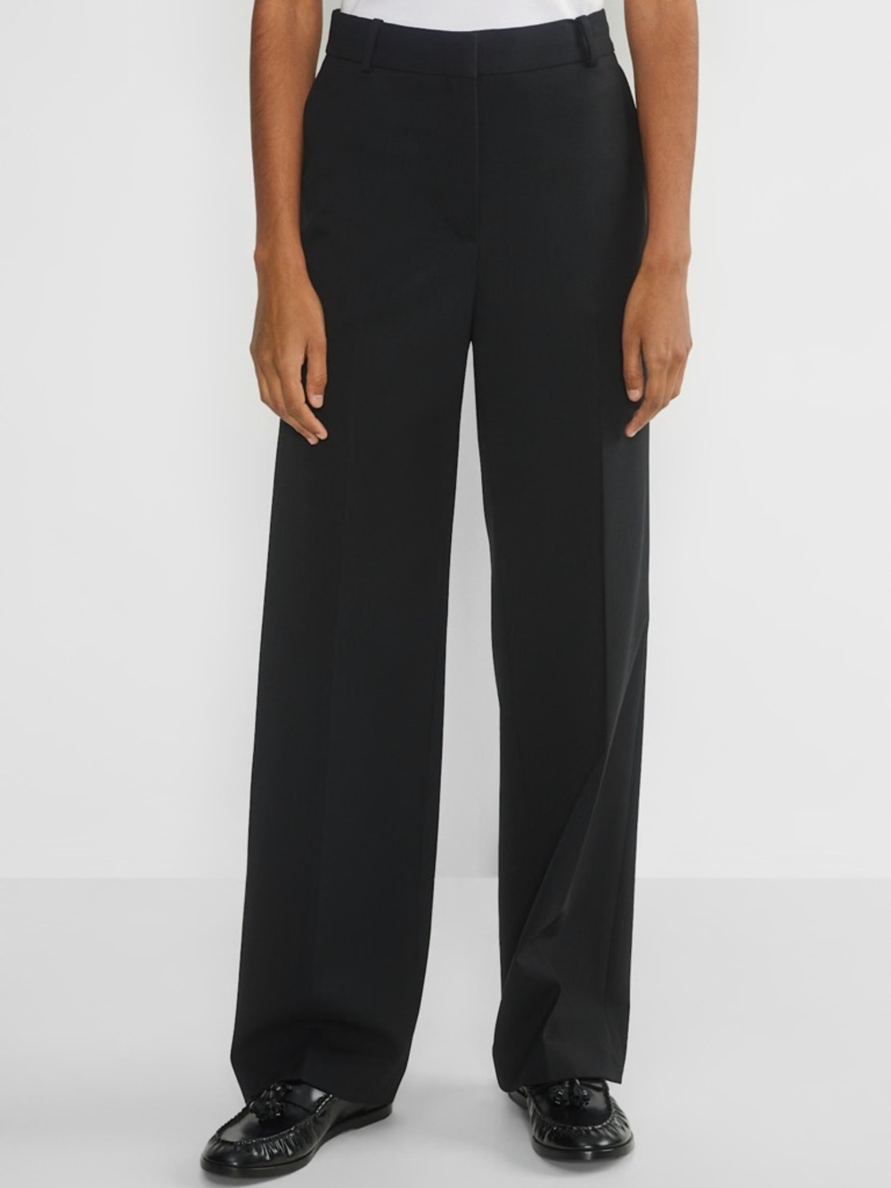 Aritzia Babaton Agency Pant City Wool Black